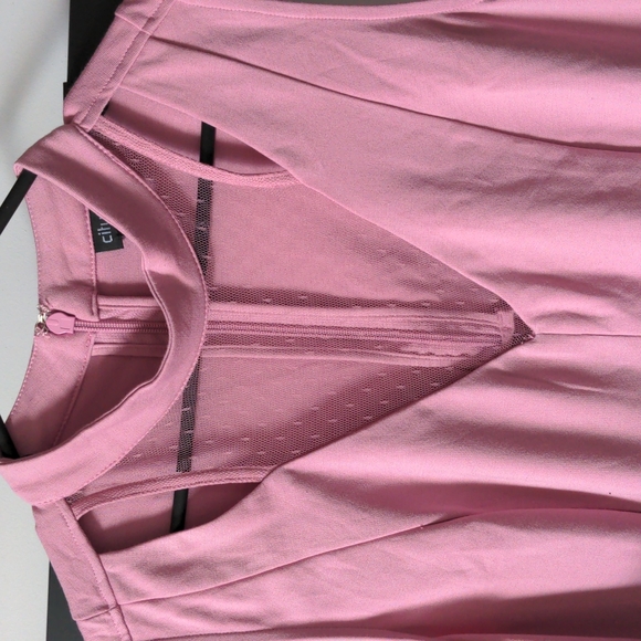 City Chic dusty rose coloured sleeveless peplum top in AU18 - Picture 2 of 4